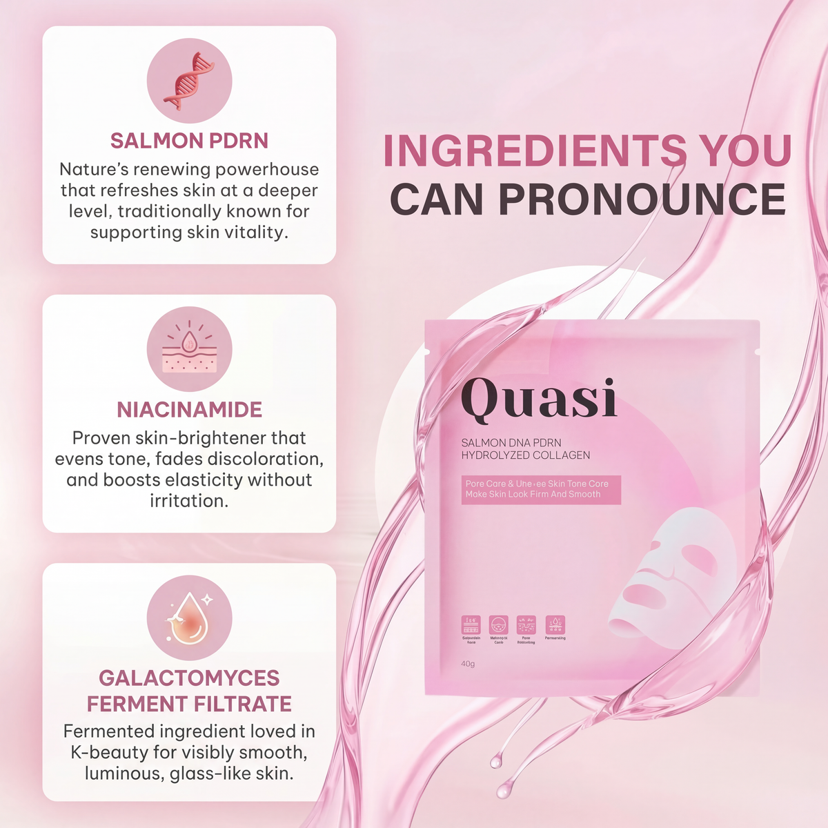 Pink PDRN Mask: Buy 1, Get 1 FREE